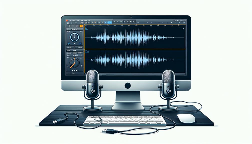 dual usb microphone recording