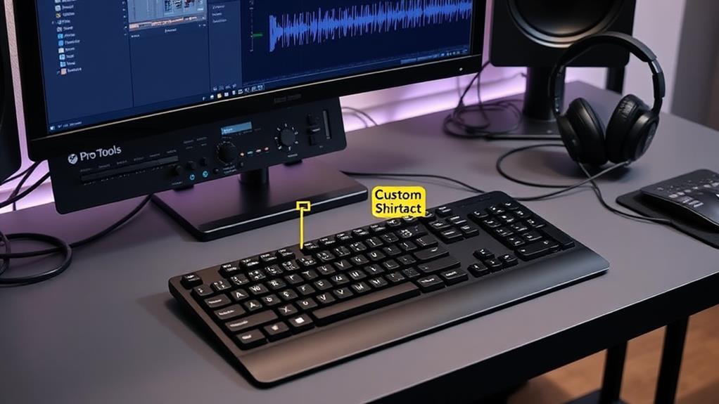 custom keyboard shortcuts pro tools