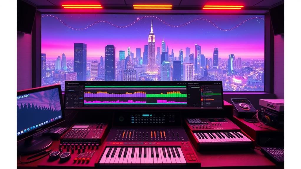 mixing synths for synthwave